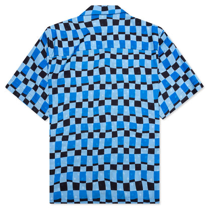Viscosa Woven Bowling Shirt - Powder Blue