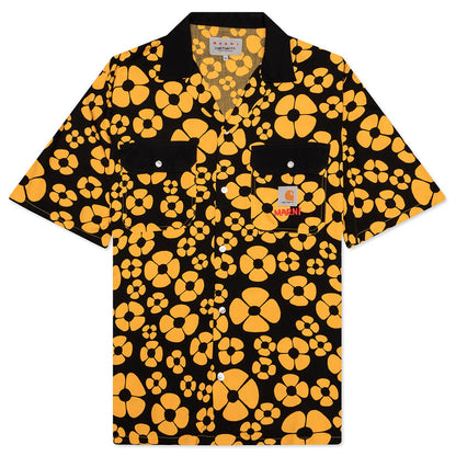 Marni x Carhartt WIP S/S Floral Shirt - Golden/Yellow