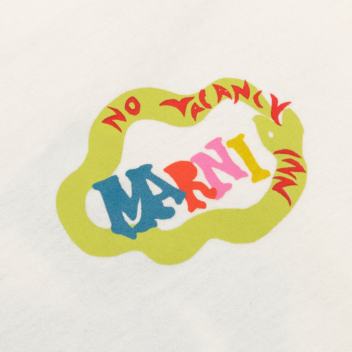Marni x No Vacancy Inn Snake Logo T-Shirt - Limestone