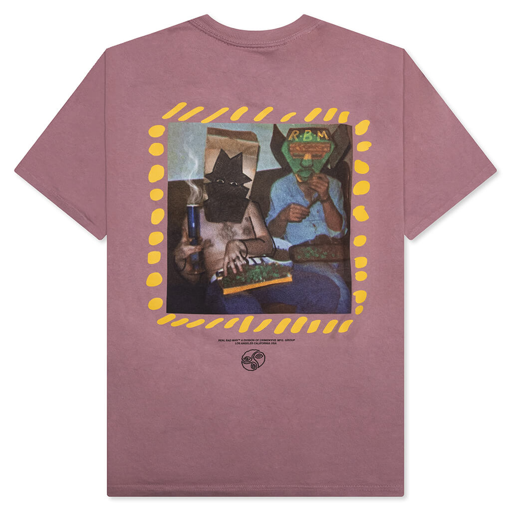 Masked Men S/S Tee - Mauve