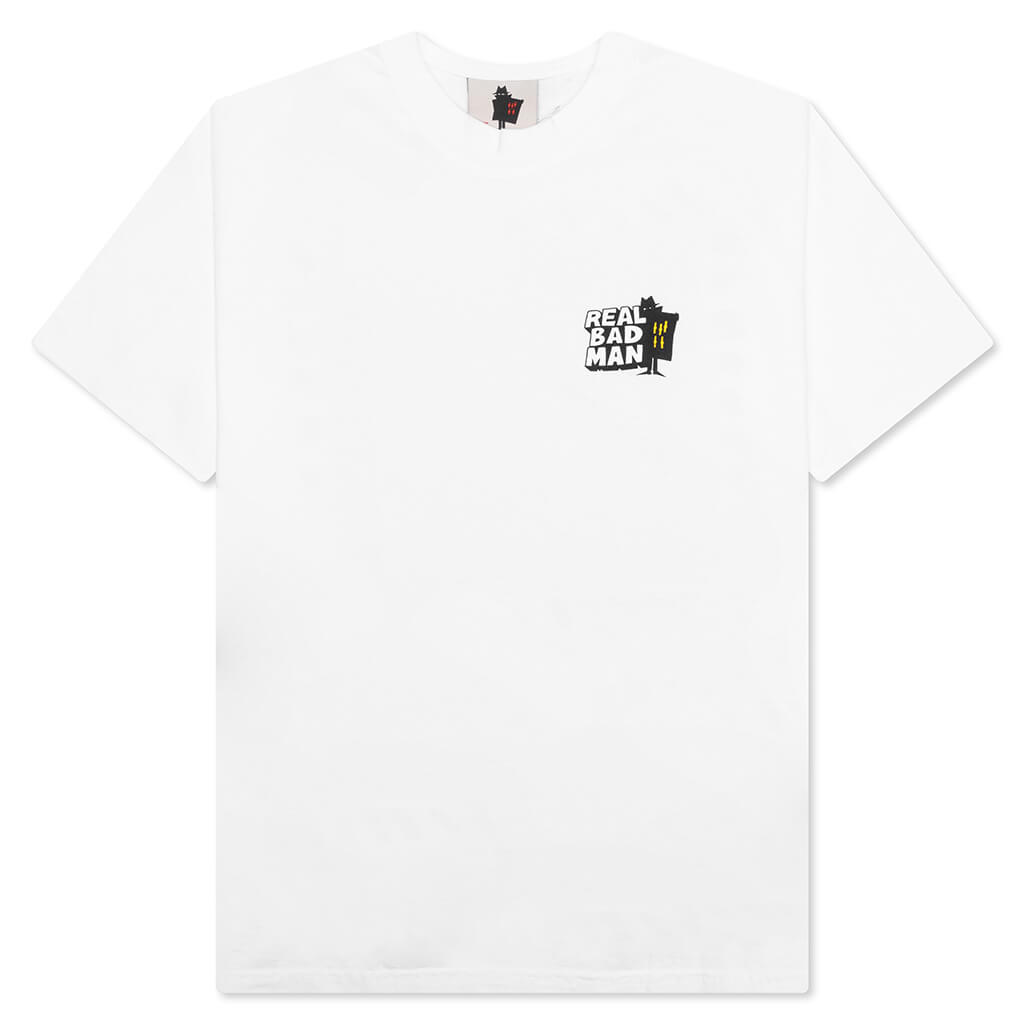 Masked Men S/S Tee - White