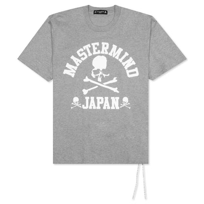 College Logo T-Shirt - Top Grey