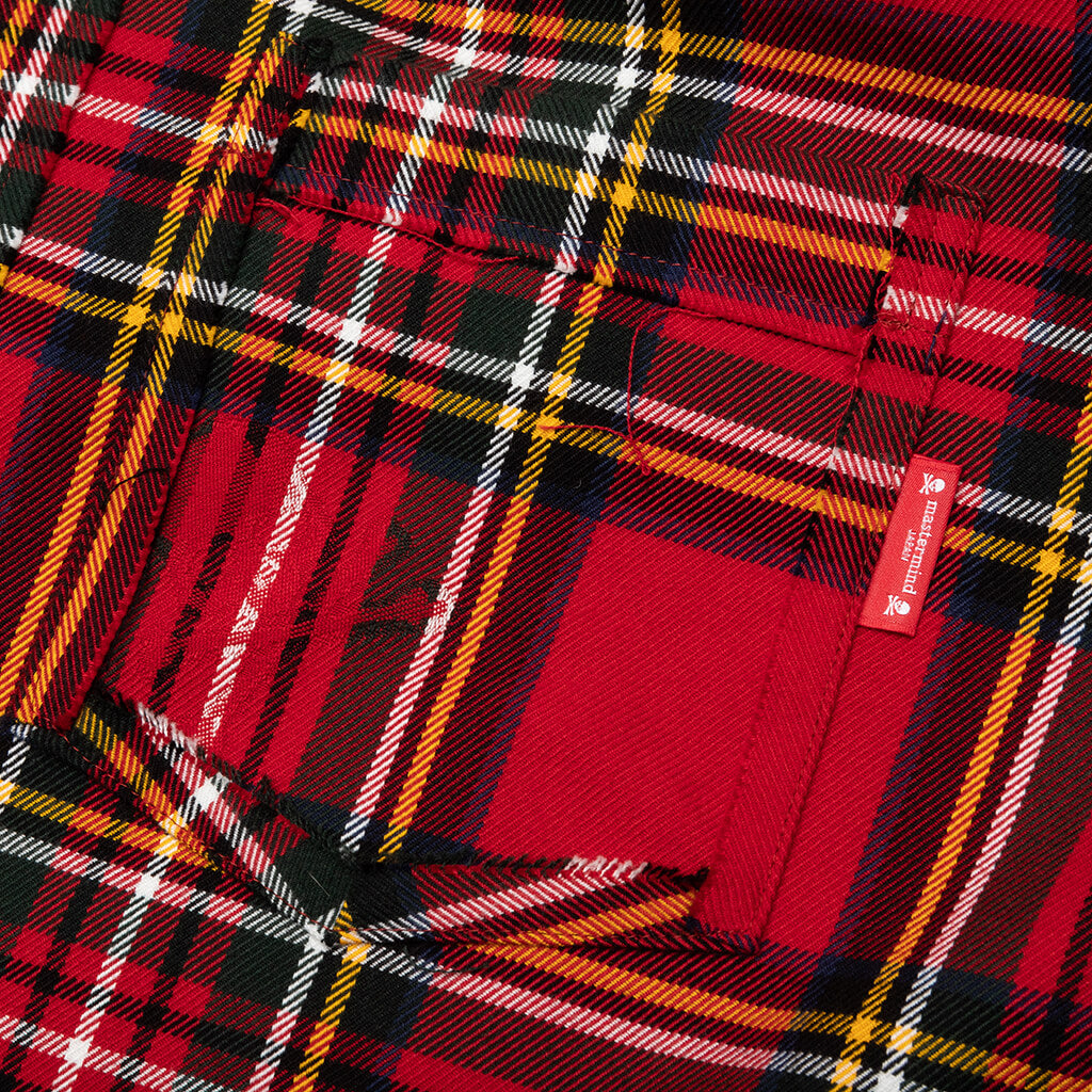 Reversible Shirt - Red Tartan Plaid