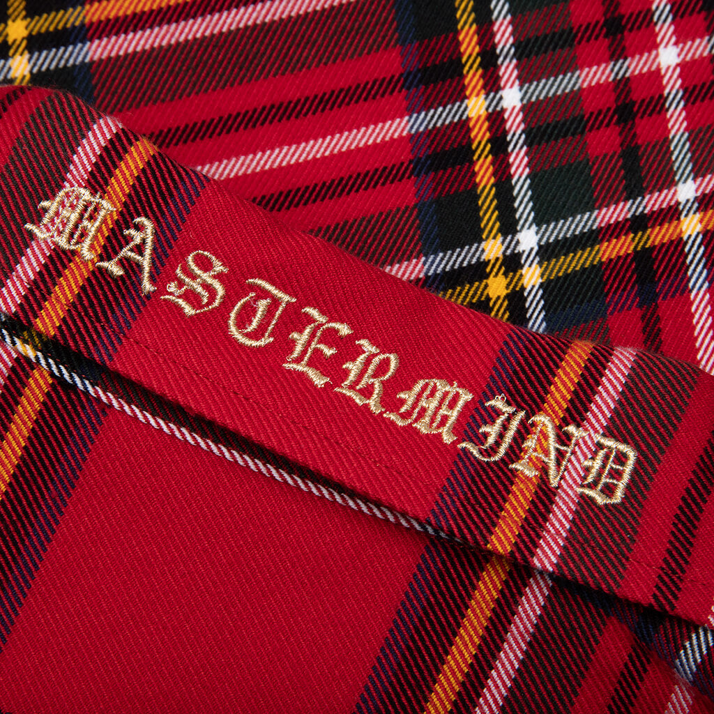 Reversible Shirt - Red Tartan Plaid