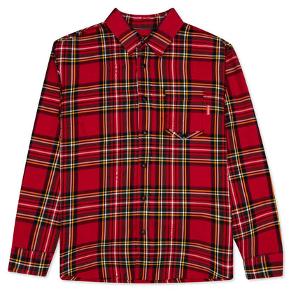 Reversible Shirt - Red Tartan Plaid