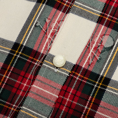 Reversible Embroidered Shirt - White Base