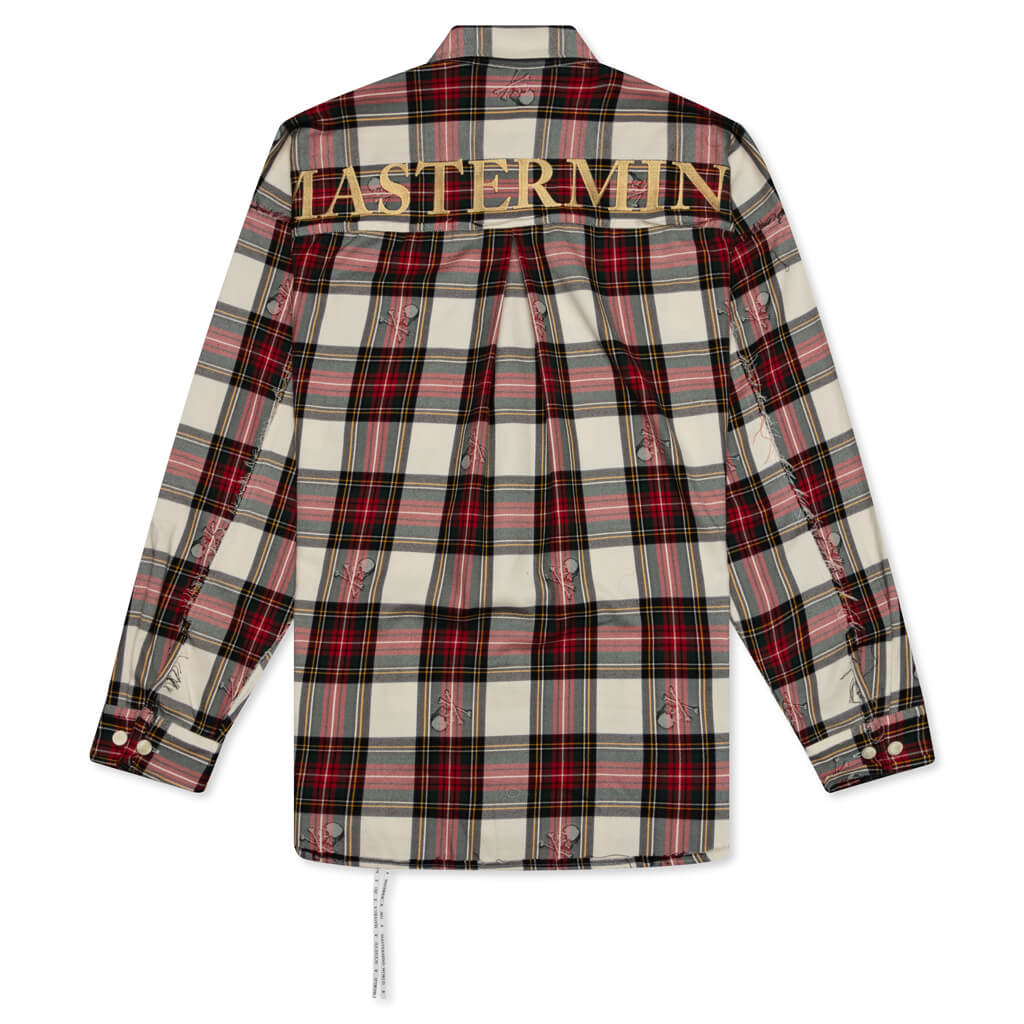 Reversible Embroidered Shirt - White Base
