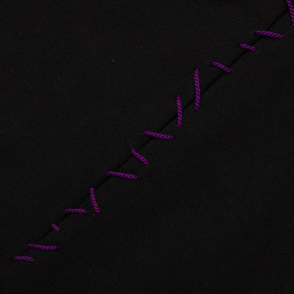 Hand Stitched Hoodie - Black