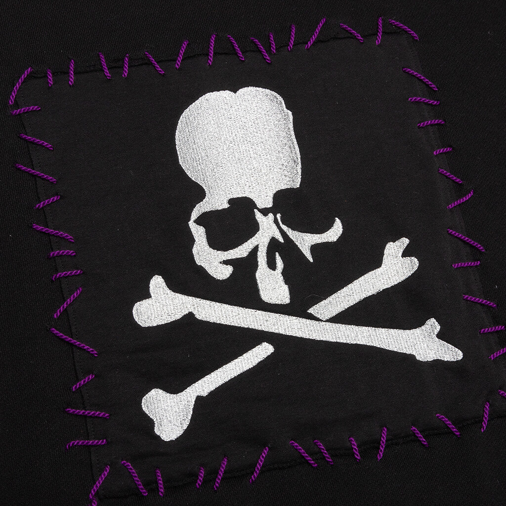 Hand Stitched Hoodie - Black