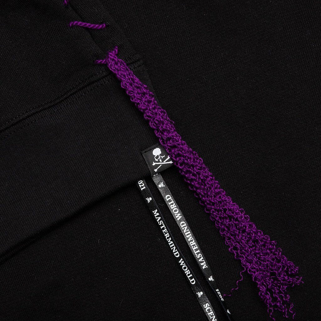 Hand Stitched Hoodie - Black