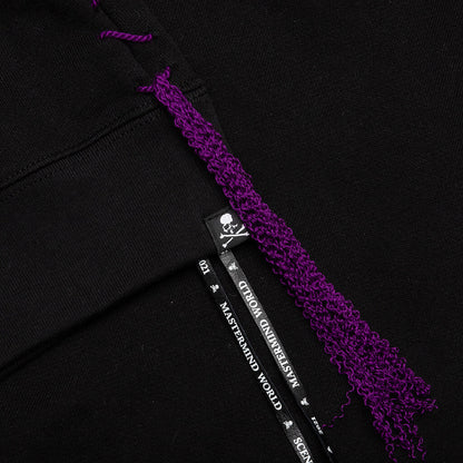 Hand Stitched Hoodie - Black