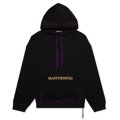 Hand Stitched Hoodie - Black