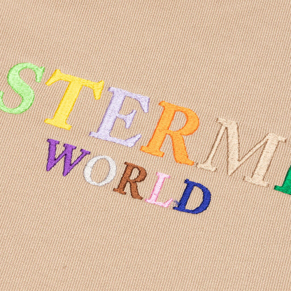 Colored Logo Hoodie - Beige
