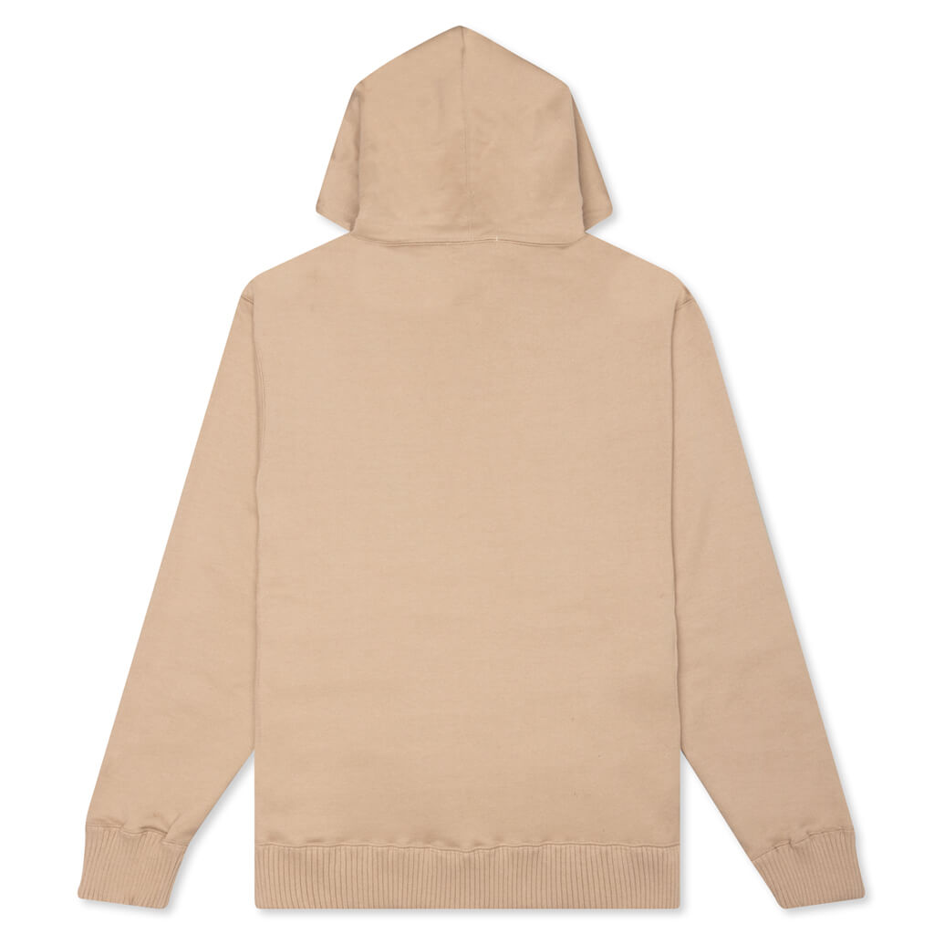 Colored Logo Hoodie - Beige