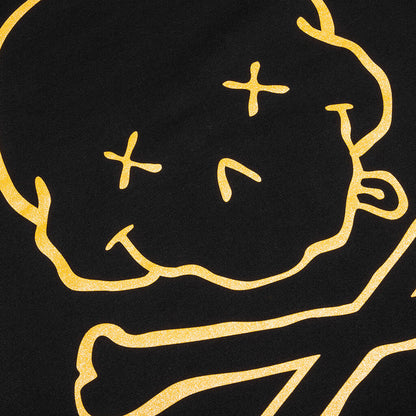 Smile Skull T-Shirt - Black