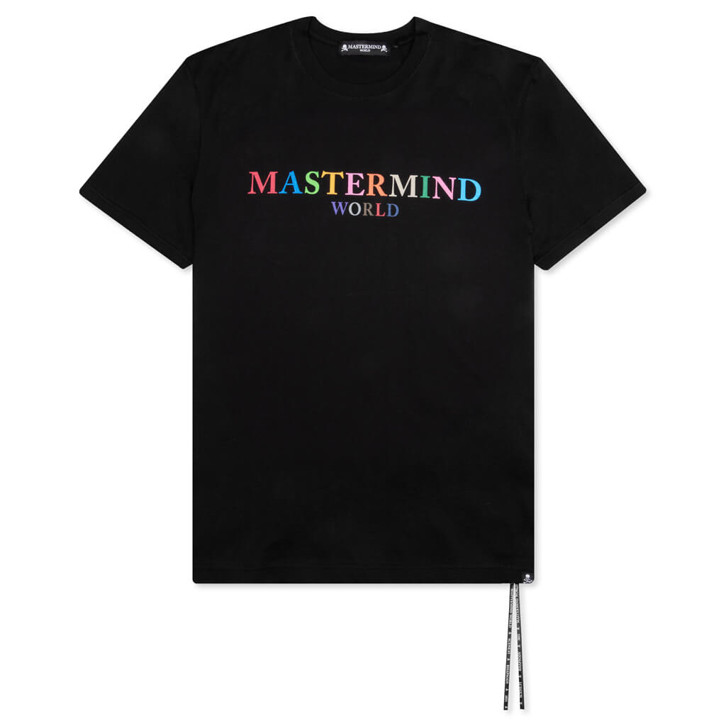 Colored Logo T-Shirt - Black