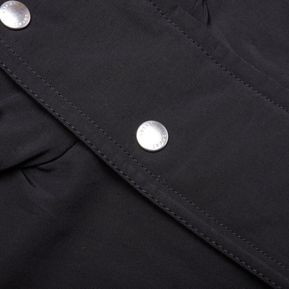 Matte Taffeta Reversible Blouson - Black