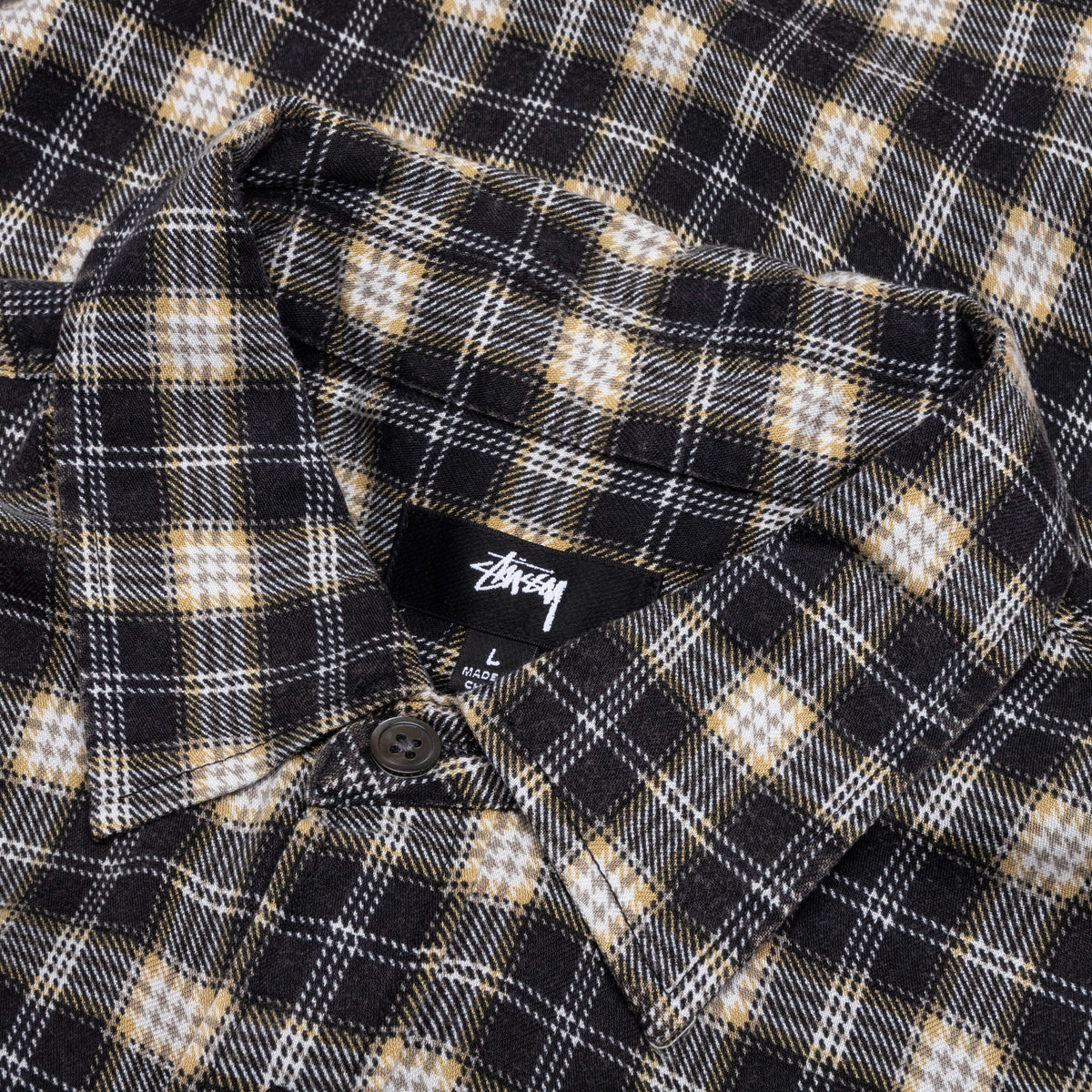 Matthew Plaid Shirt - Black