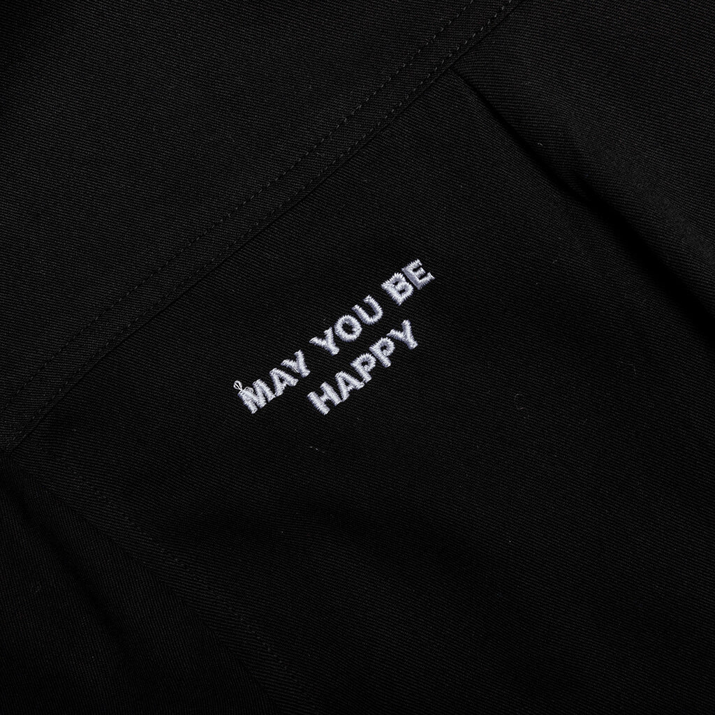 May You Be Safe Button Up - Black