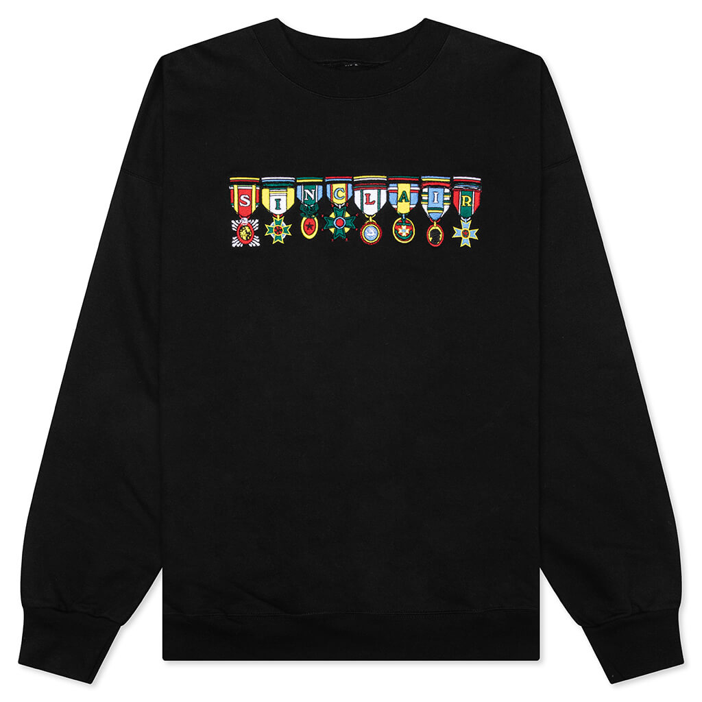Medals Crewneck Sweatshirt - Black