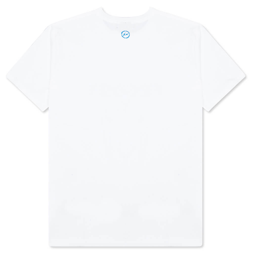 Medicom Toy x fragment design Logo BE@RTEE - White