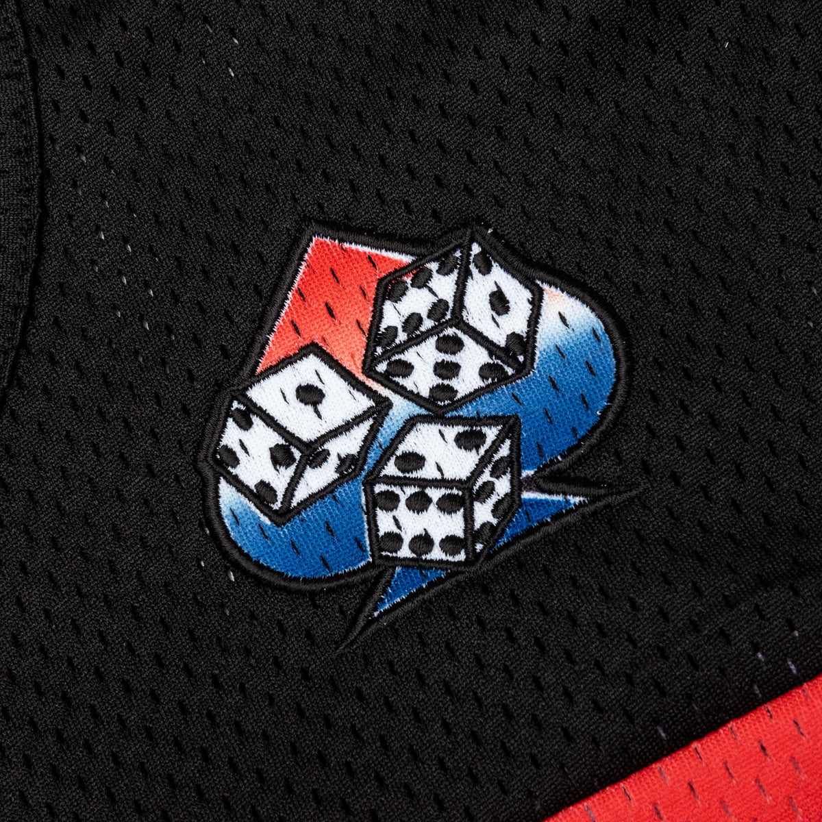 Mesh Football Jersey - Black Multi