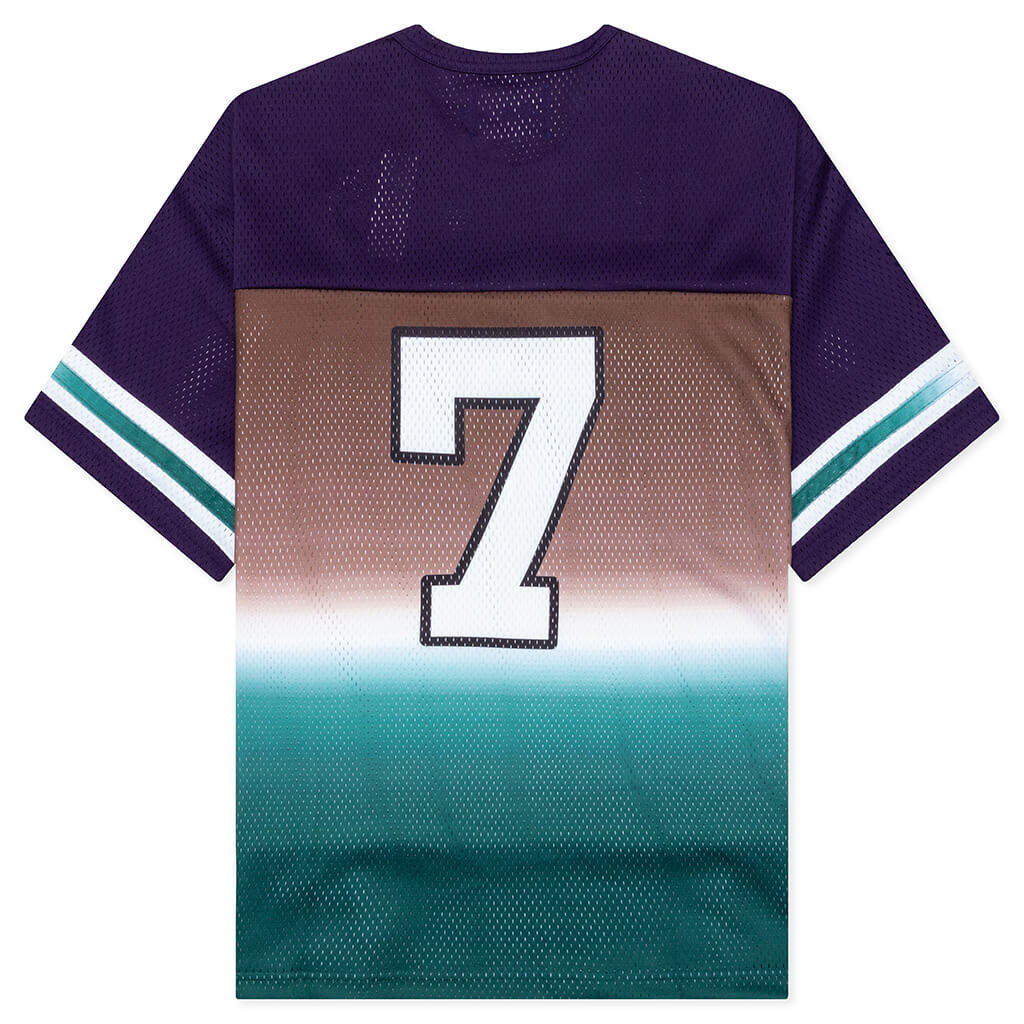 Mesh Football Jersey - Brown Multi
