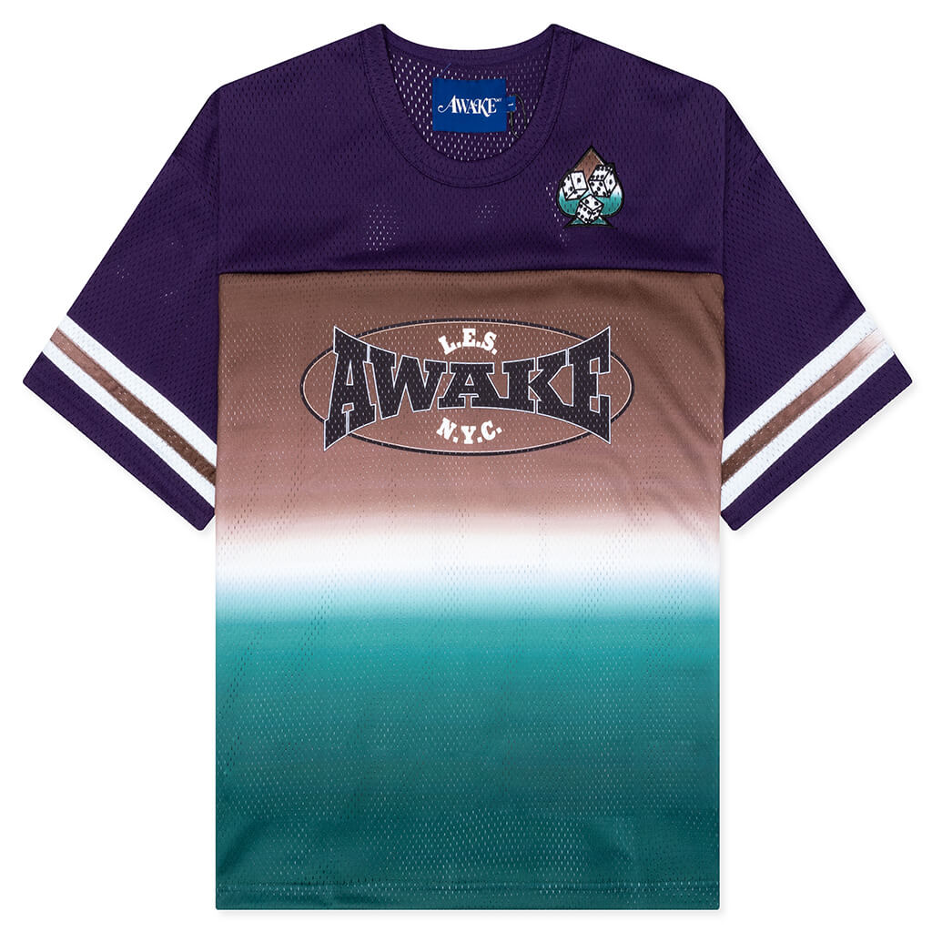 Mesh Football Jersey - Brown Multi