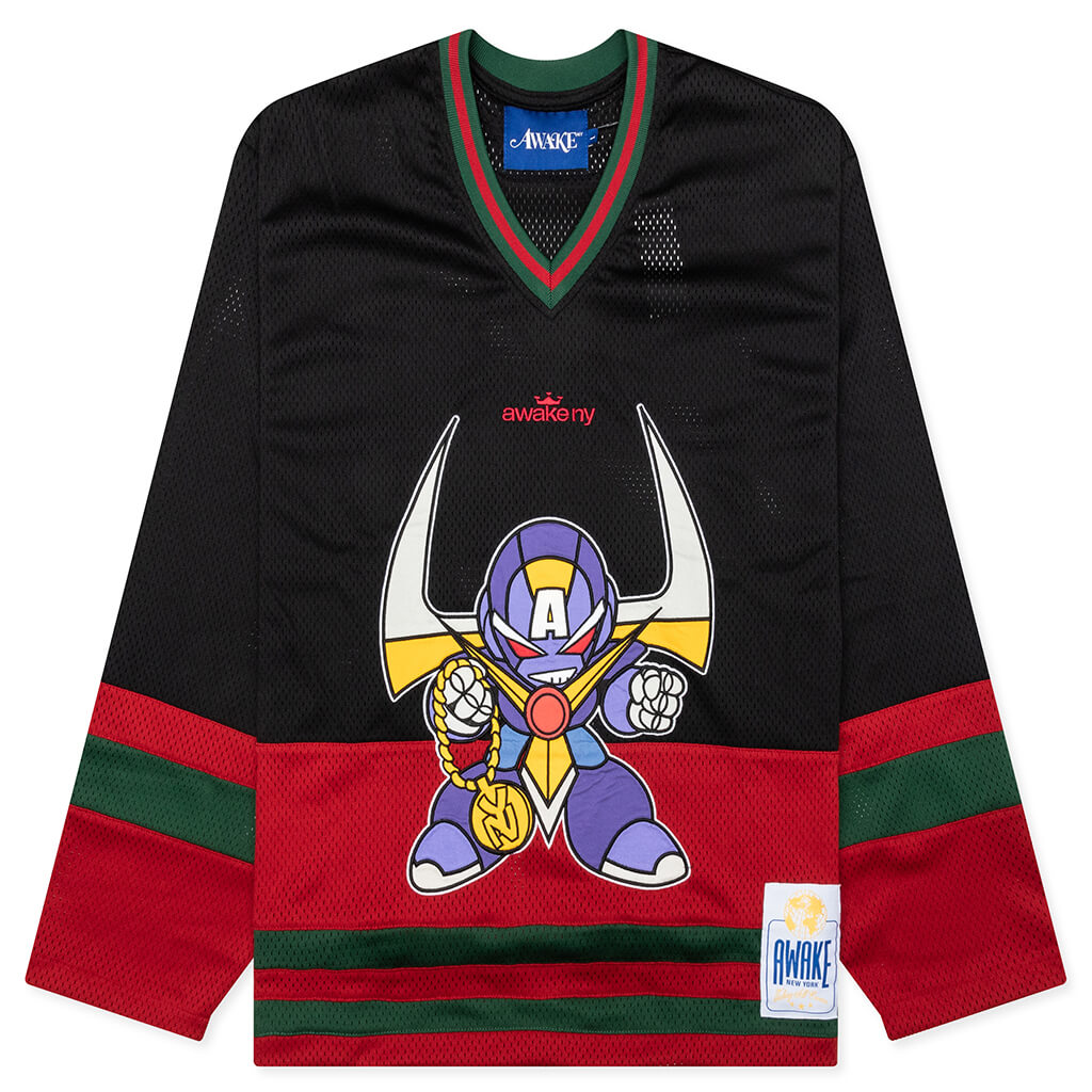 Mesh Hockey Jersey - Black Multi