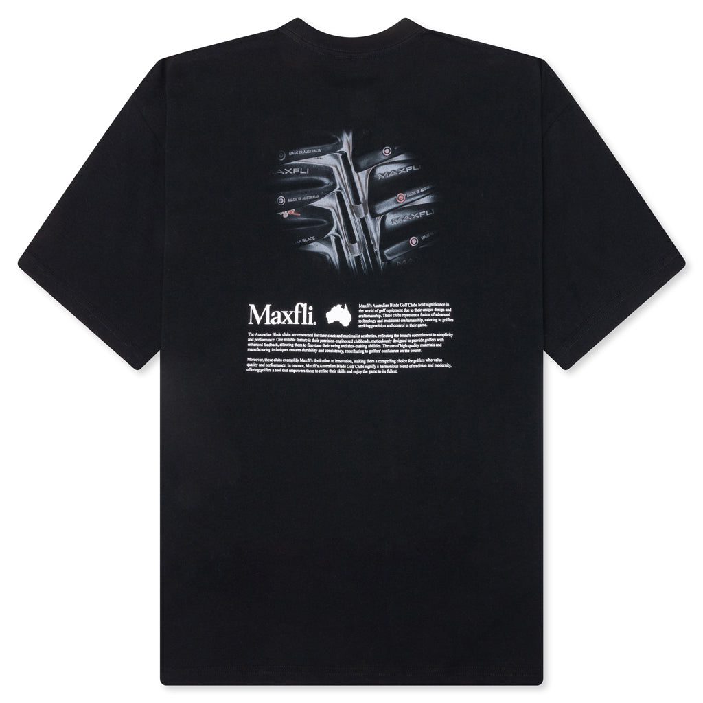 Metalwood x Maxfli Aussie Blade T-Shirt - Black