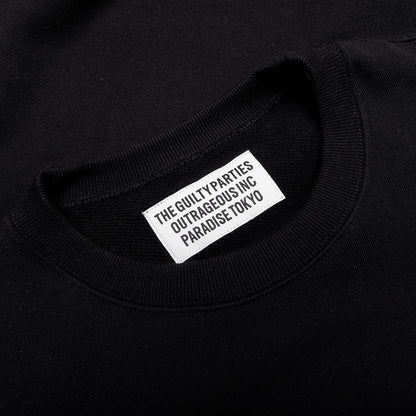 Middle Weight Crewneck Sweatshirt Type 2 - Black