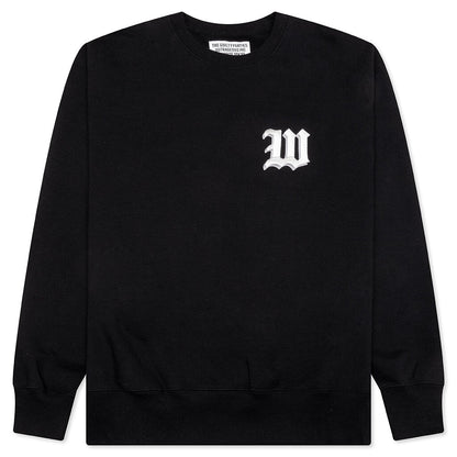 Middle Weight Crewneck Sweatshirt Type 2 - Black