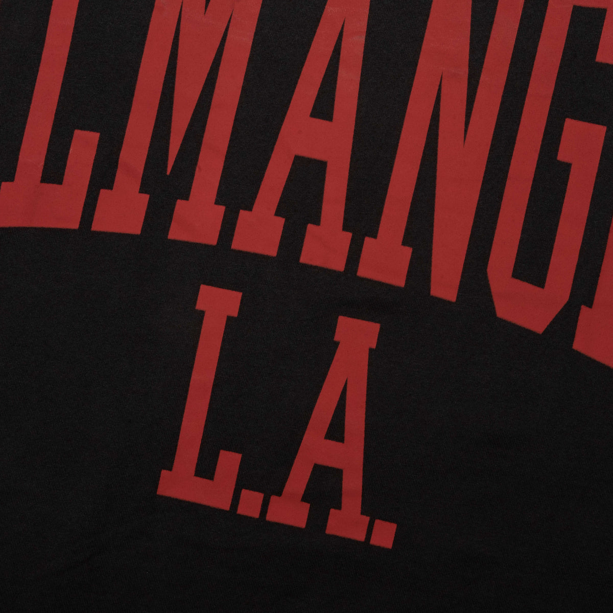 Mini College Over Tee - Black/Dark Red