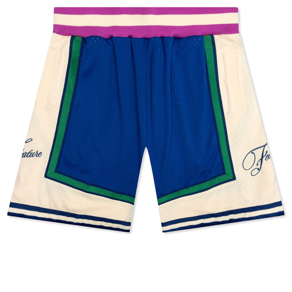 Feature x Mitchell & Ness Shorts - Blue