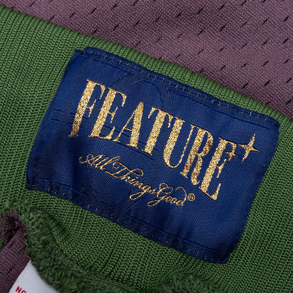 Feature x Mitchell & Ness Shorts - Purple
