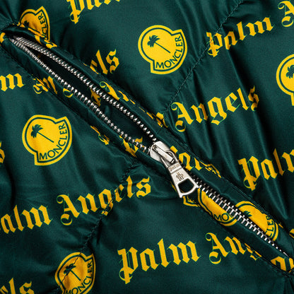 Moncler Genius x Palm Angels Thompson Short Down Jacket - Dark Green