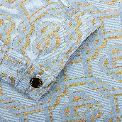 Monogram Denim Jacket - Multi