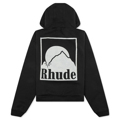 Moonlight Badge Hoodie - Vintage Black