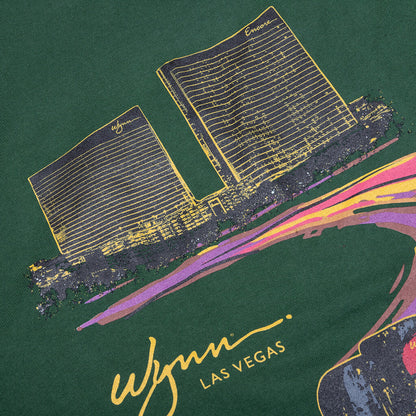 Motion Trail Tee - Dark Green