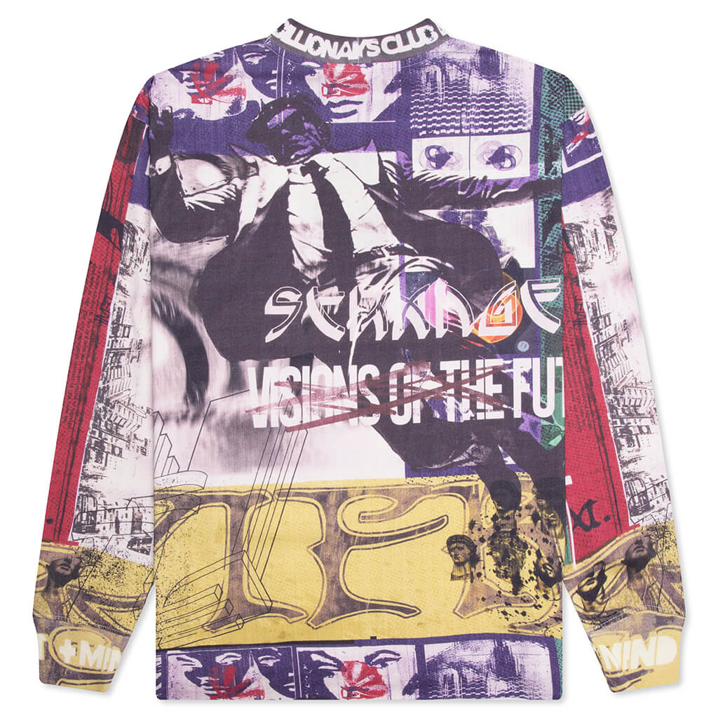 Motto Jersey L/S Knit - White