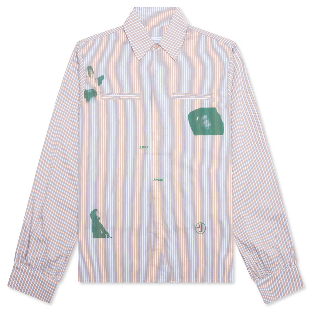 Movement Stripe L/S Button Up Shirt - Stripe