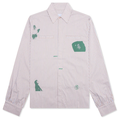 Movement Stripe L/S Button Up Shirt - Stripe