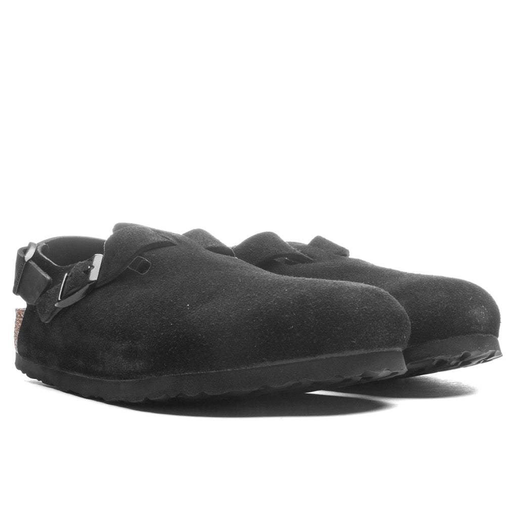 Narrow Tokio Suede Leather - Black