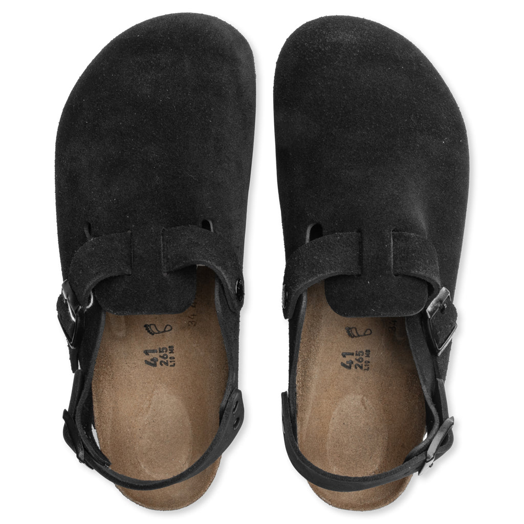 Narrow Tokio Suede Leather - Black