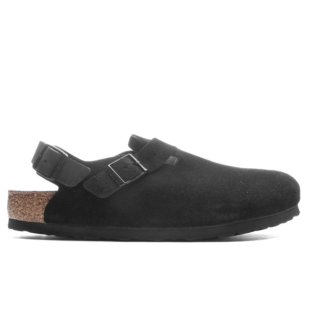 Narrow Tokio Suede Leather - Black