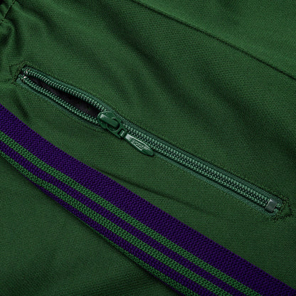 Narrow Track Pant Poly Smooth - Ivy Green