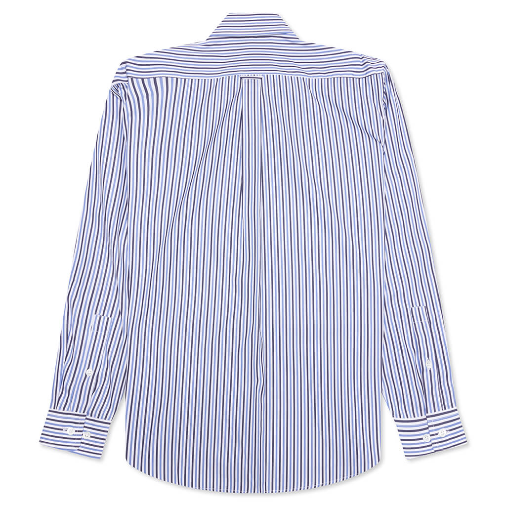 Neck Logo Neon Classic Shirt - Blue Fuchsia
