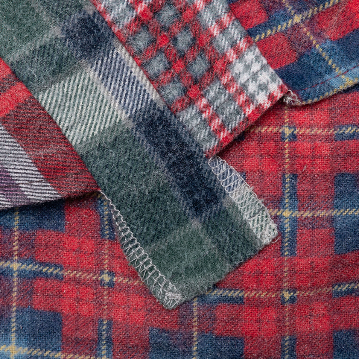 Flannel Shirt 7 Cuts Reflection Shirt - Assorted