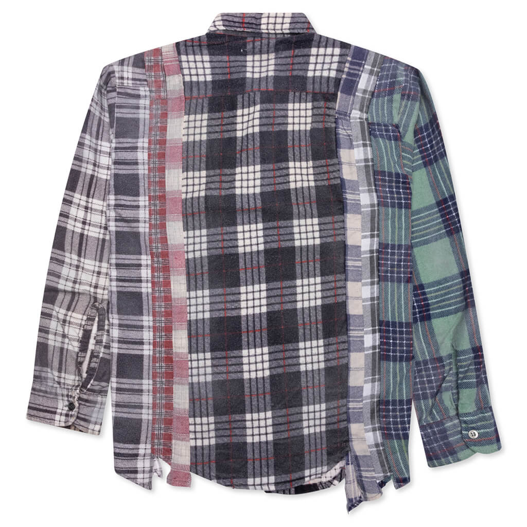 Flannel Shirt 7 Cuts Reflection Shirt - Assorted