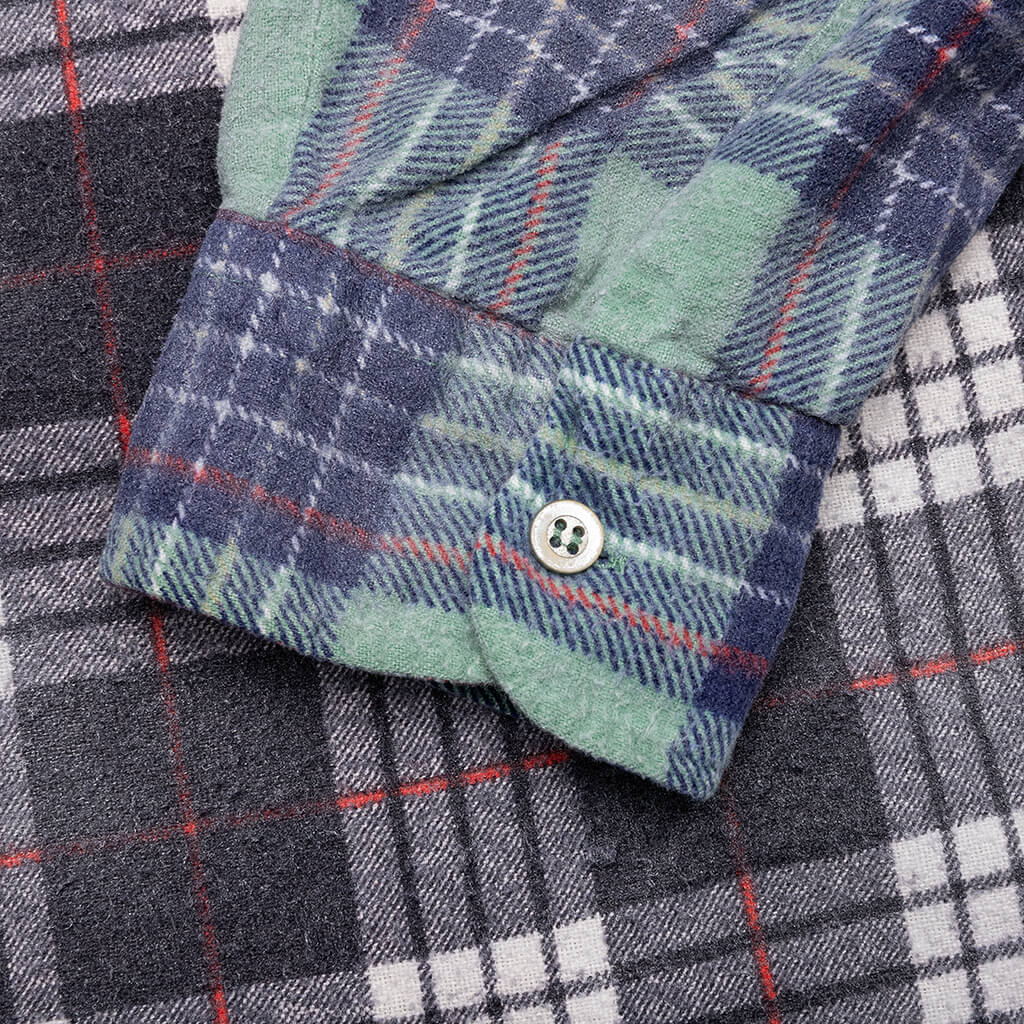 Flannel Shirt 7 Cuts Reflection Shirt - Assorted